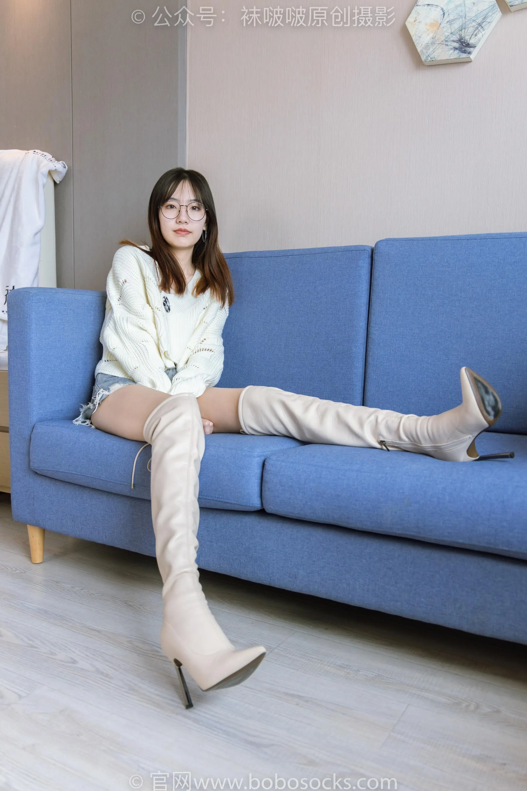 [BoBoSocks袜啵啵]NO.222 小甜豆-长靴、白棉袜、裸足 [79P]插图2